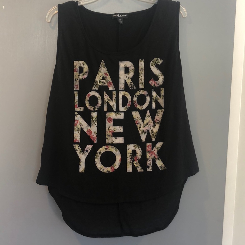 Graphic tank top